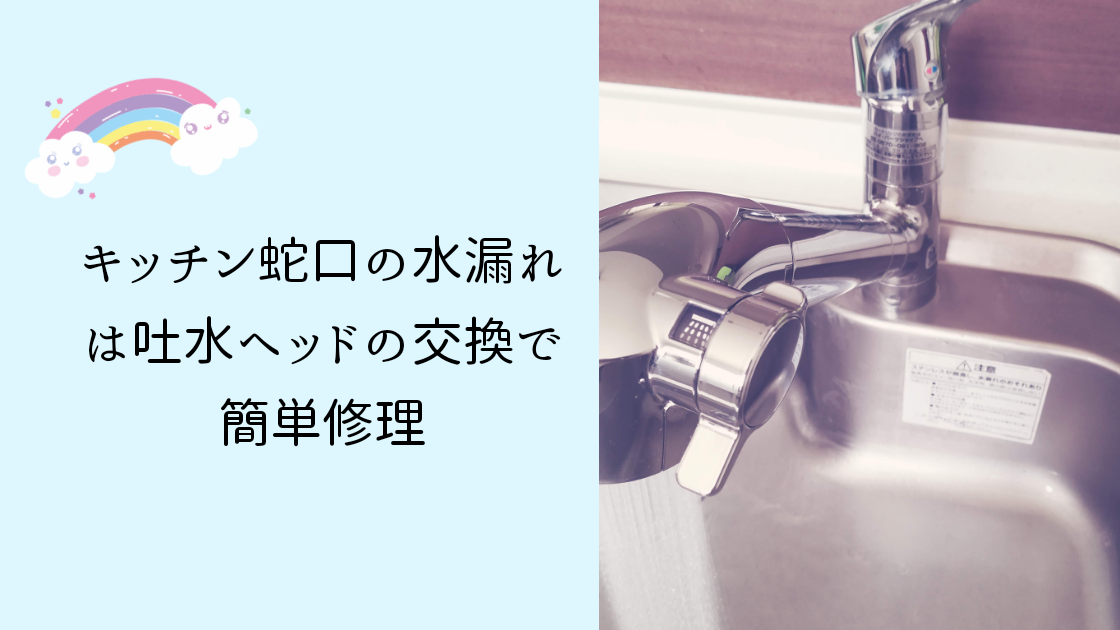 キッチン蛇口 Toto Se9c1109 水漏れは吐水ヘッドの交換で簡単修理 白い平屋の家を建てました