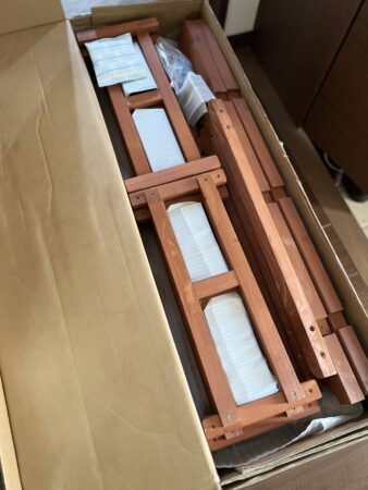 ガーデンアーチ梱包状態