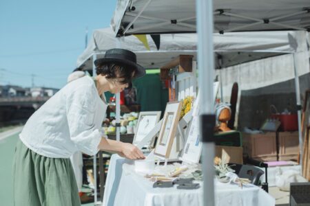 押し花出店