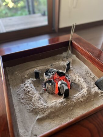 炭を入れた火鉢