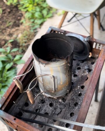 火起こし器活用